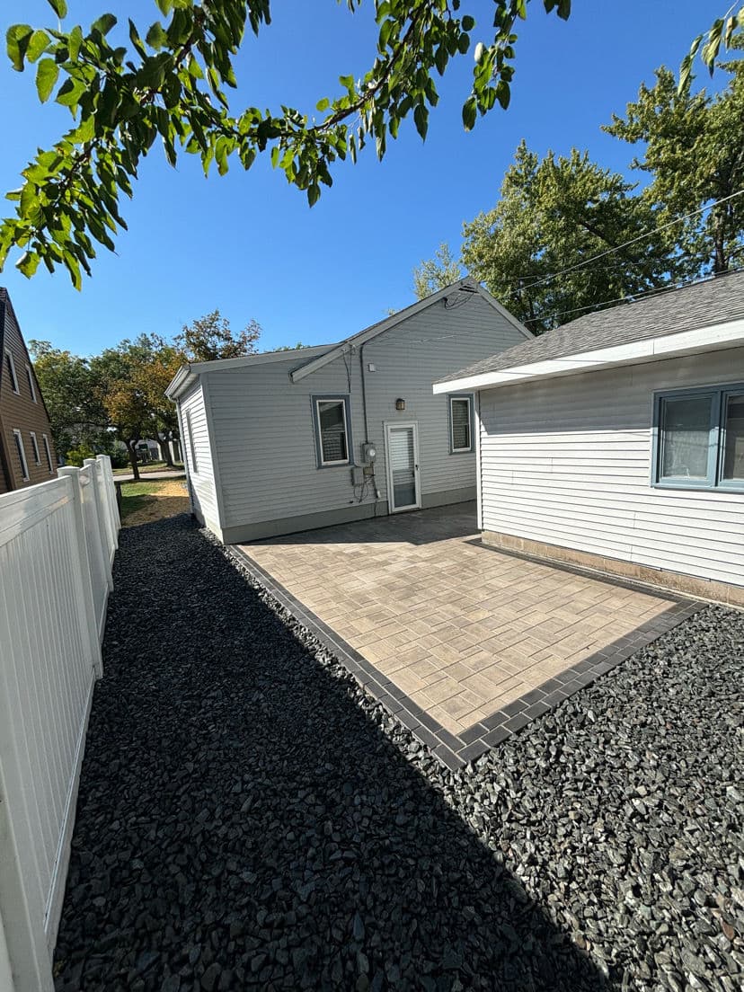 Project Paver Patio Built With Drainage That Actually Works image