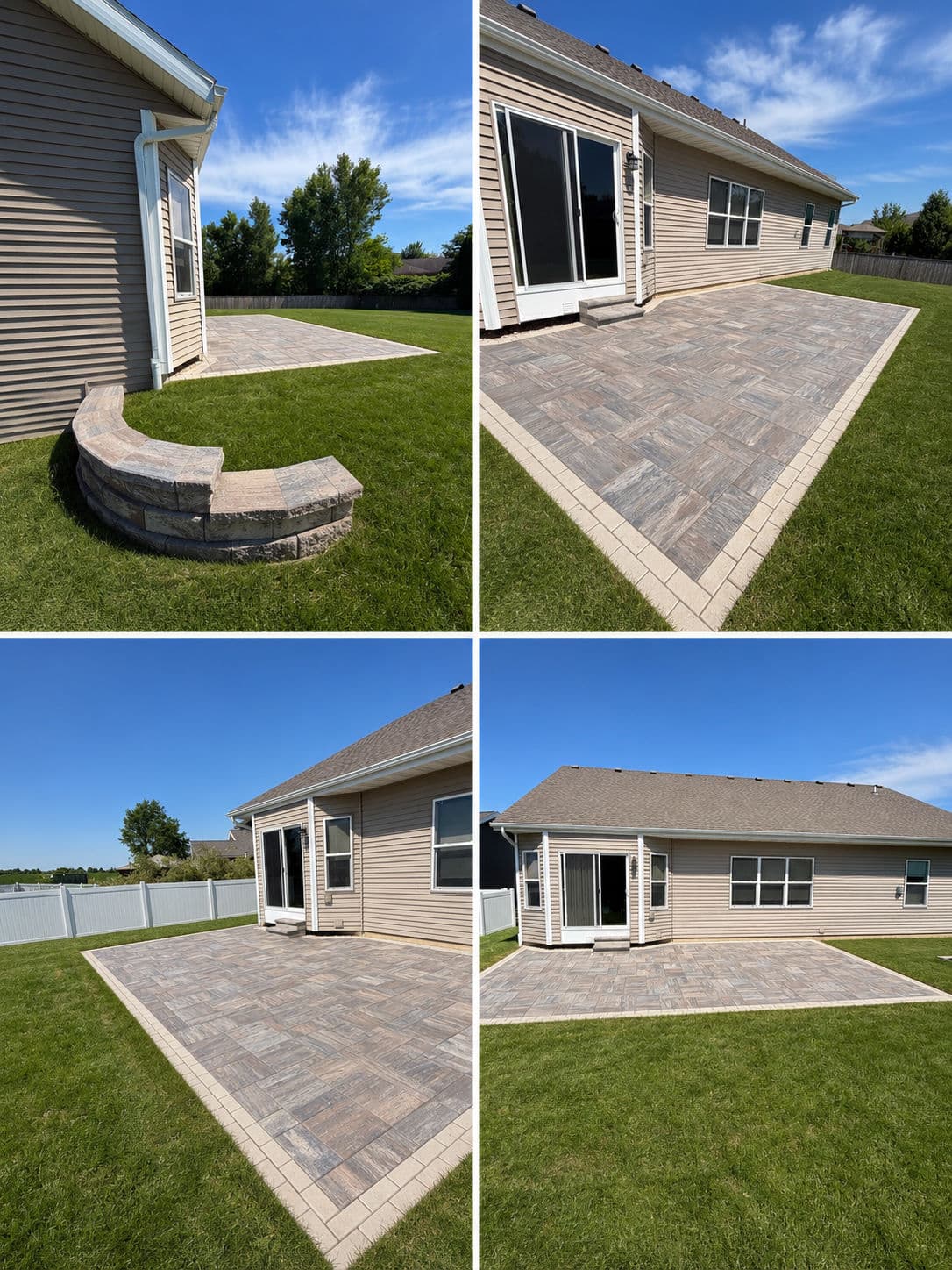 Project Backyard Paver Patio Install in Madison WI image