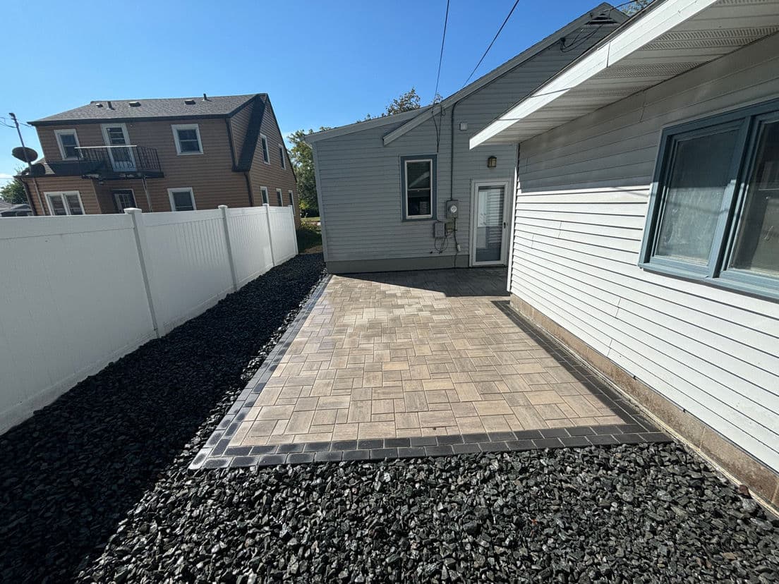 Gallery photos for Paver Patio Built With Drainage That Actually Works: Image #2